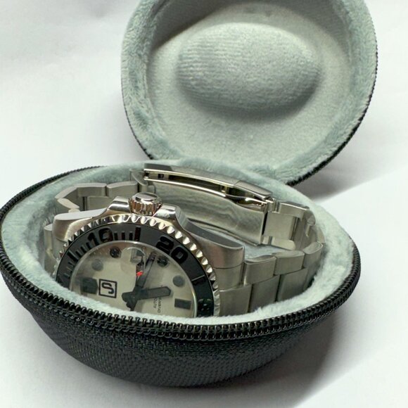 JP Frost Diver – NH36A Automatic, Cream Dial, Ceramic Bezel, Glidelock Clasp - Picture 7 of 7